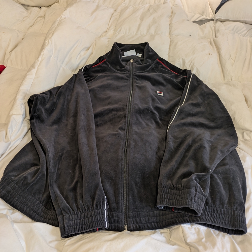 Men's Black Track Jacket - Picture 5 of 5